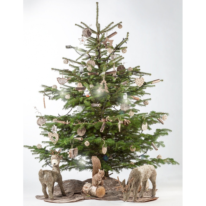 Sapin de Noel déco naturel bois